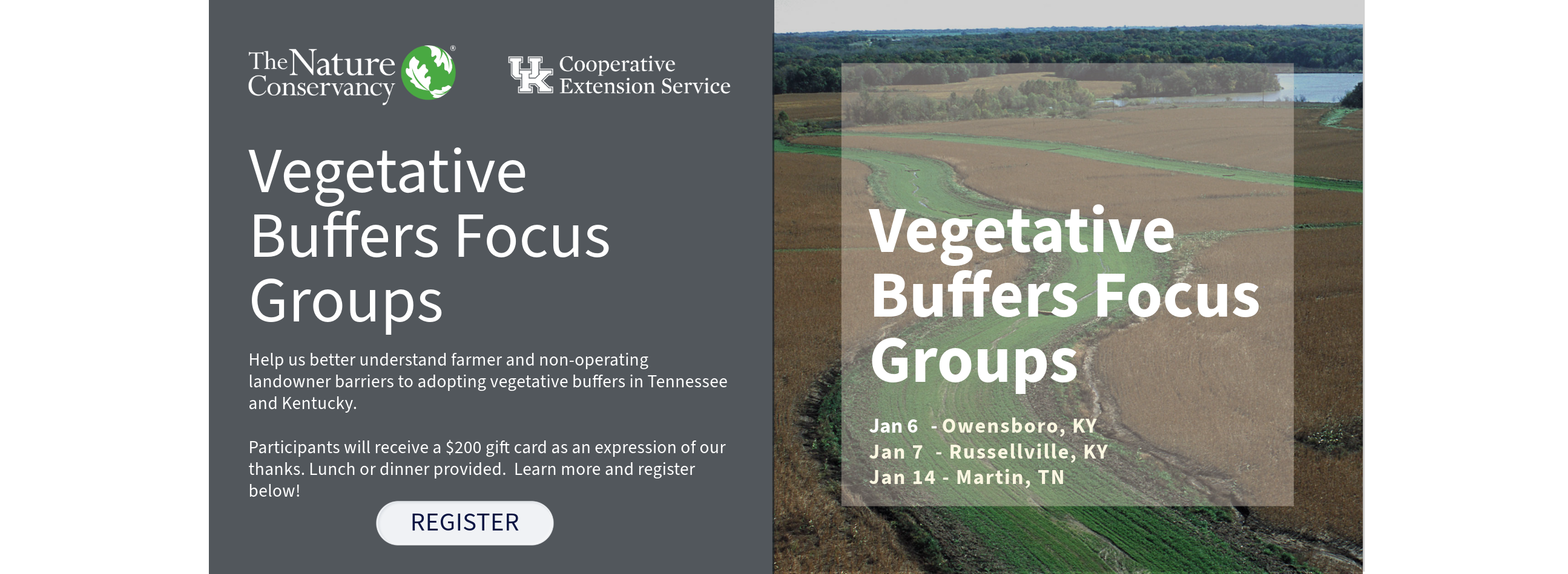 vegetative buffer focus groups